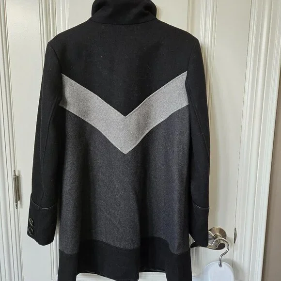 Marcona Wool Blend Colour Block Coat - Picture 5 of 14